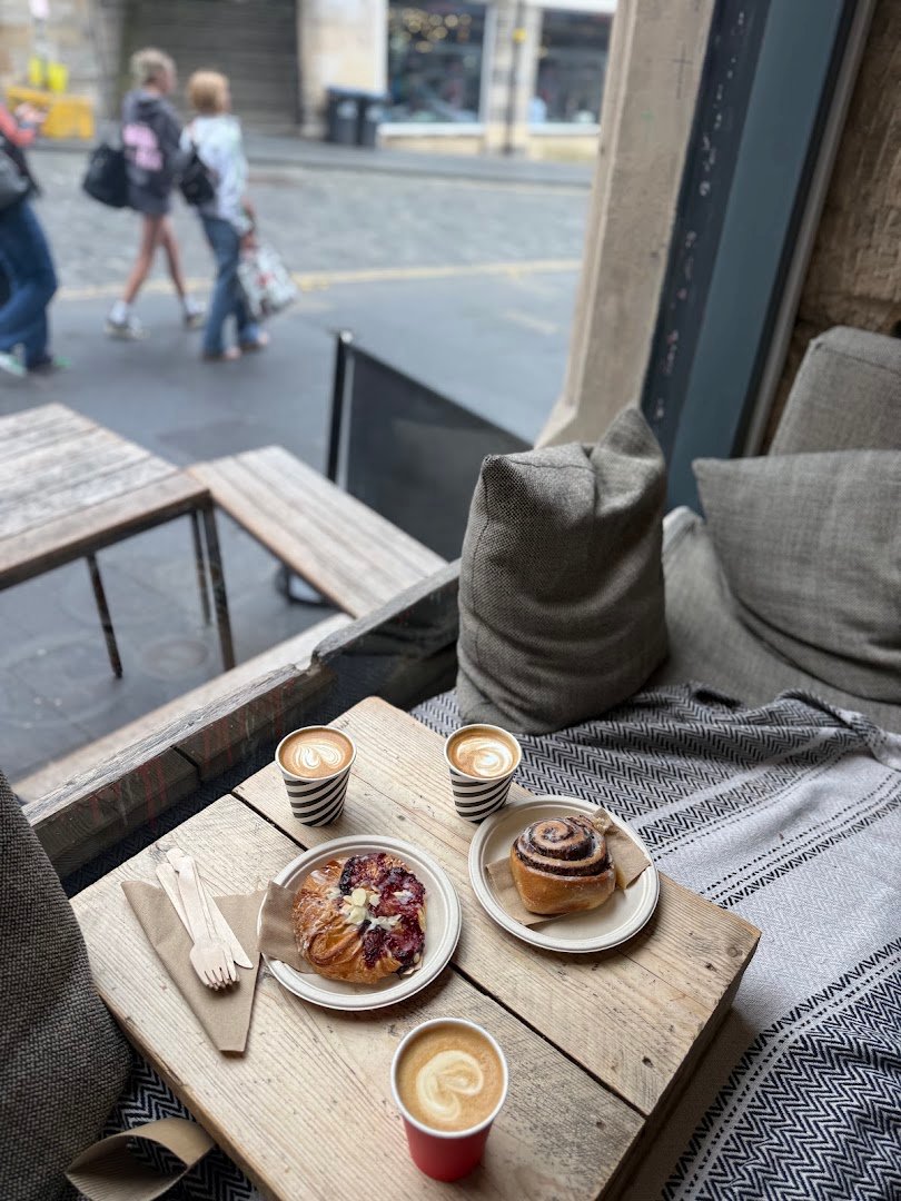 Coffee at The Milkman, specialty coffee shop in Edinburgh