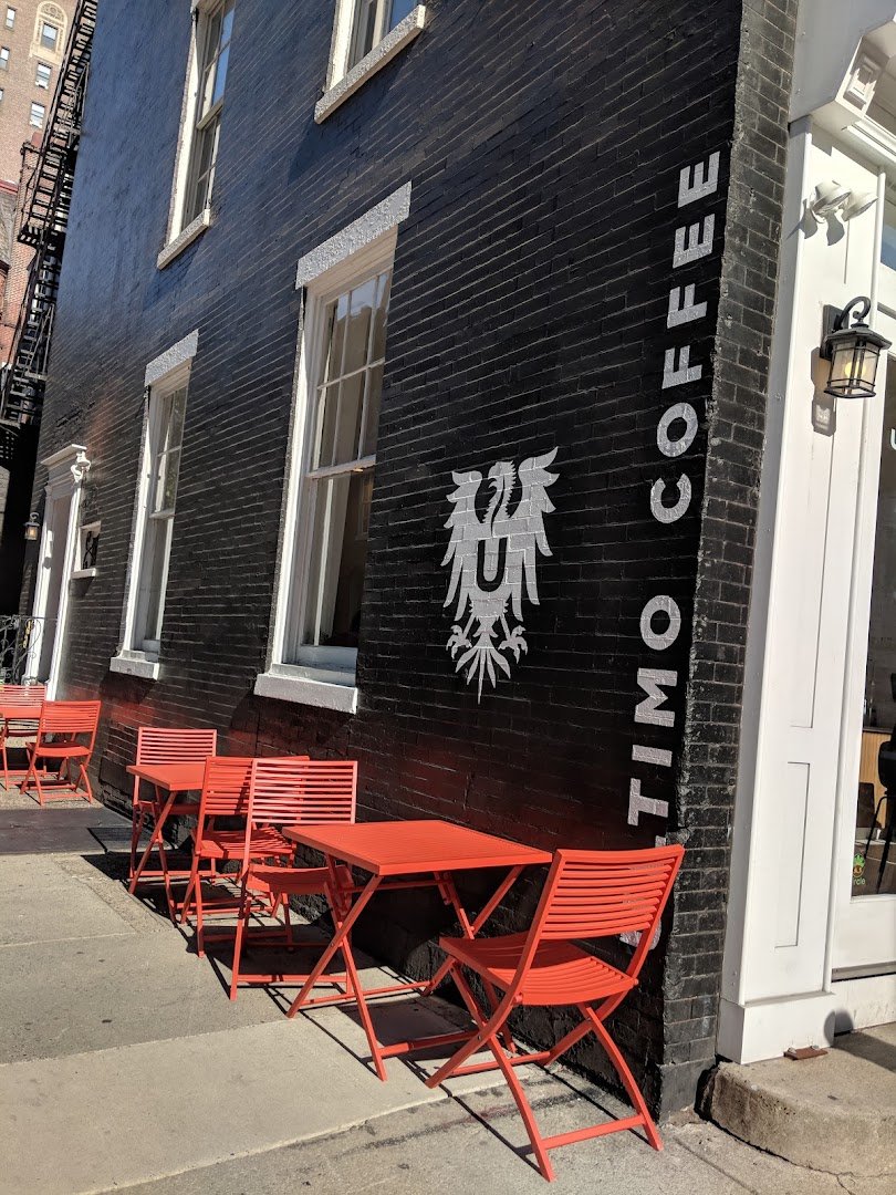 Storefront of Ultimo Coffee, specialty coffee shop in Philadelphia
