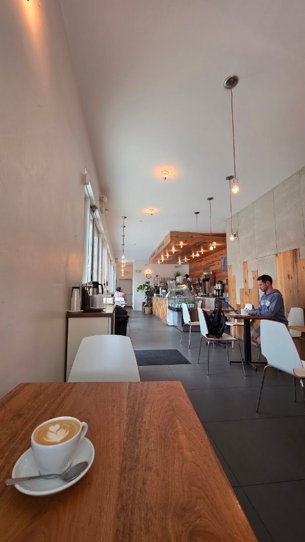 Interior of Ultimo Coffee, specialty coffee shop in Philadelphia