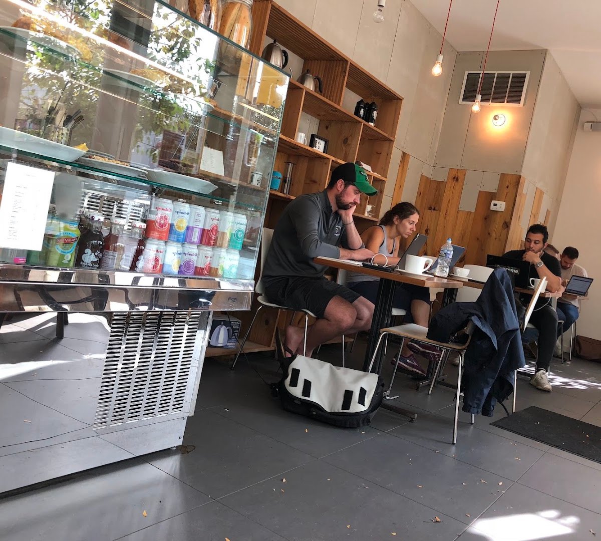 Interior of Ultimo Coffee, specialty coffee shop in Philadelphia