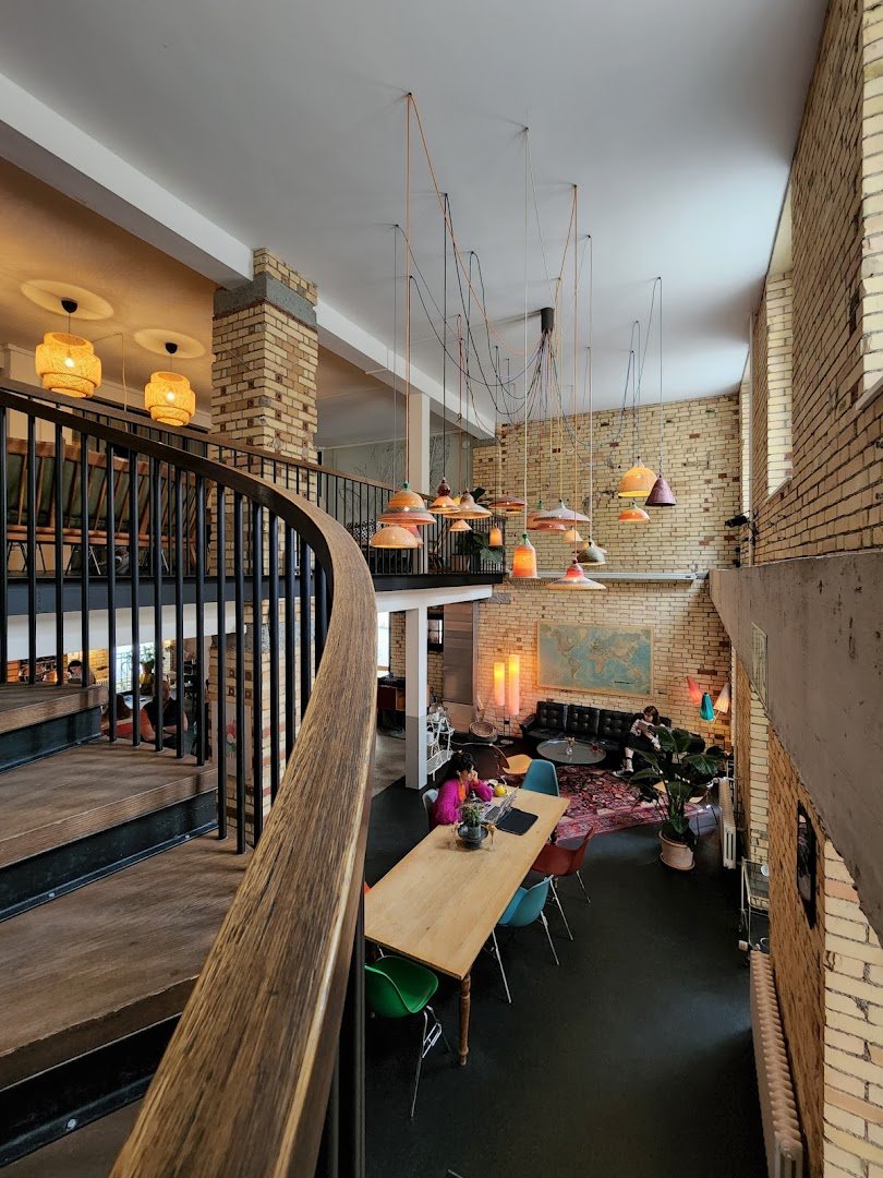 Interior of Auer & Co., specialty coffee shop in Zurich