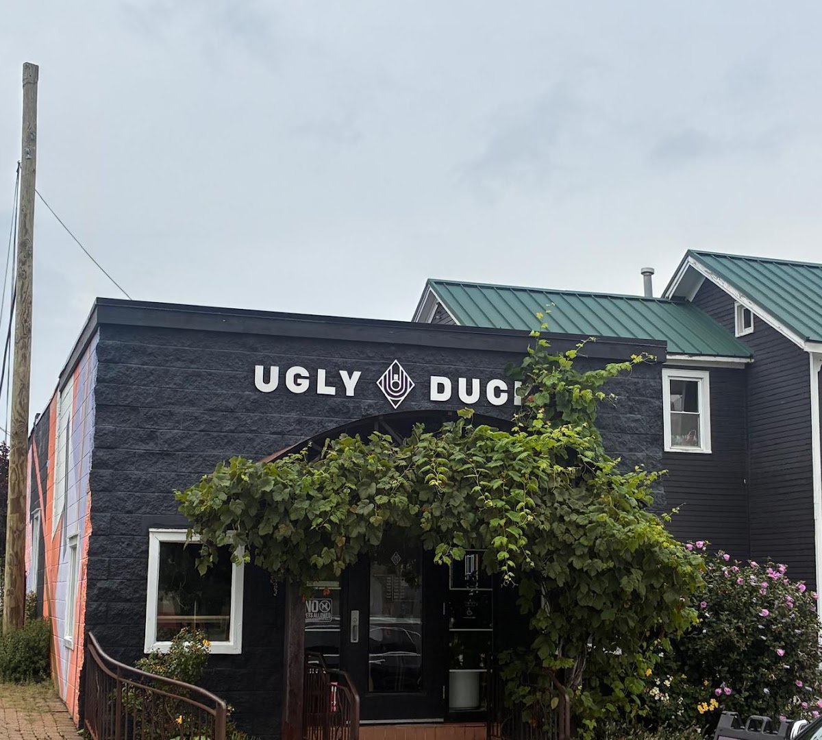 Storefront of Ugly Duck Coffee, specialty coffee shop in Rochester