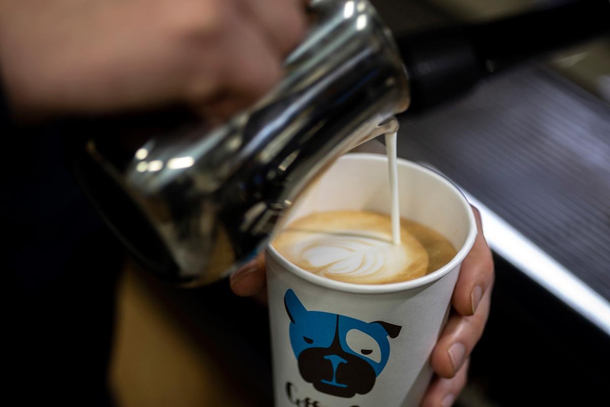 Coffee at Coffee Lab Kato Patisia, specialty coffee shop in Athens