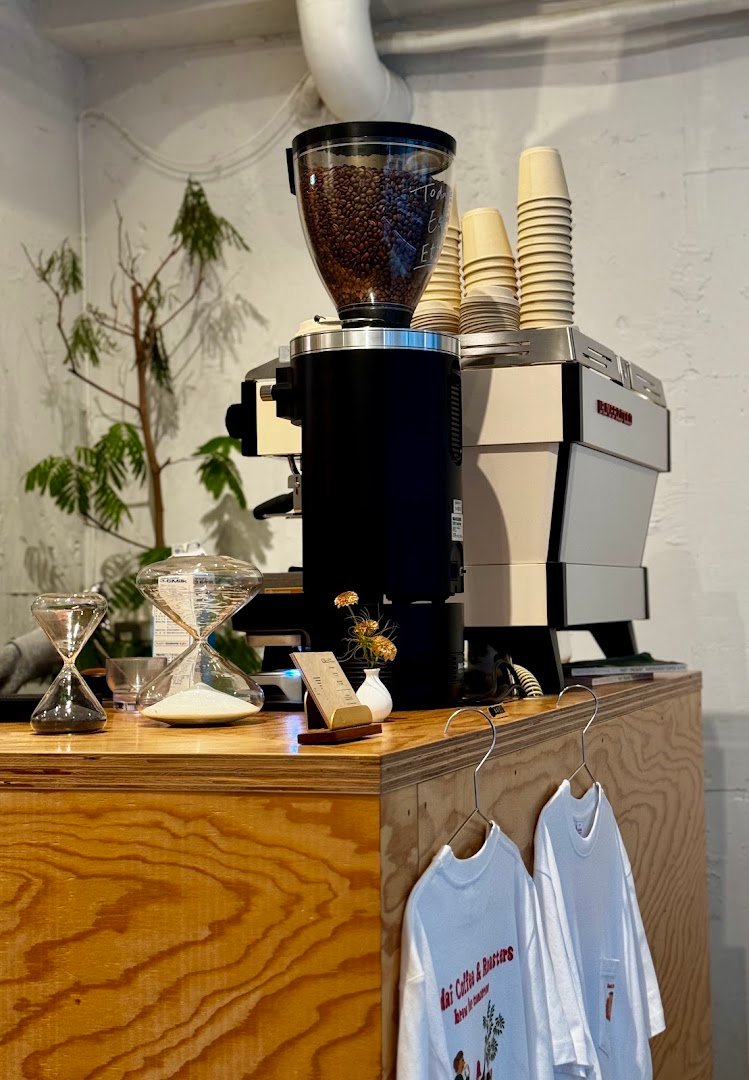 Interior of Sedai Coffee and Roasters, specialty coffee shop in Tokyo