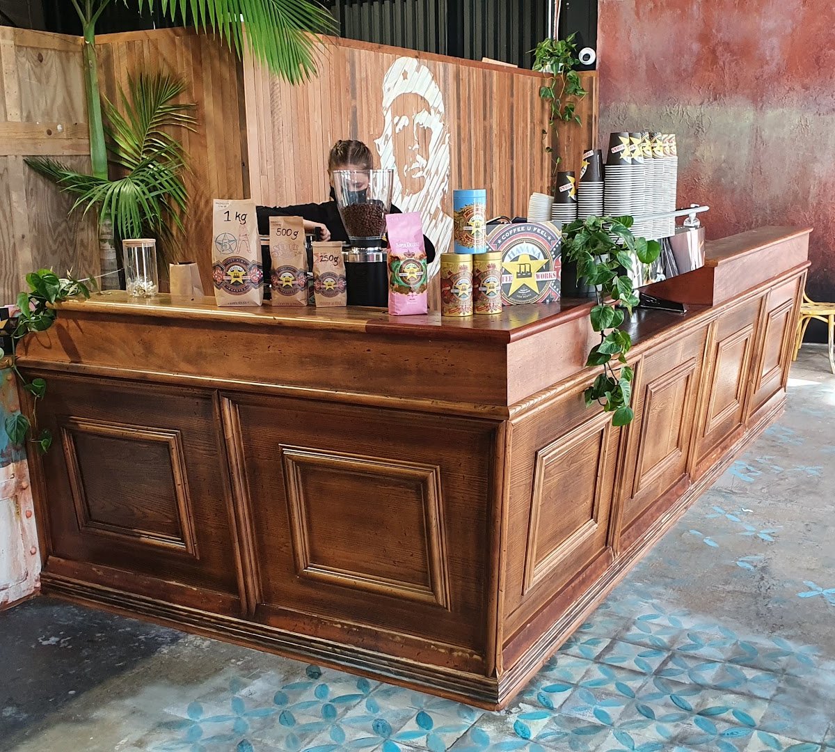Interior of Havana Coffee Works, specialty coffee shop in Auckland