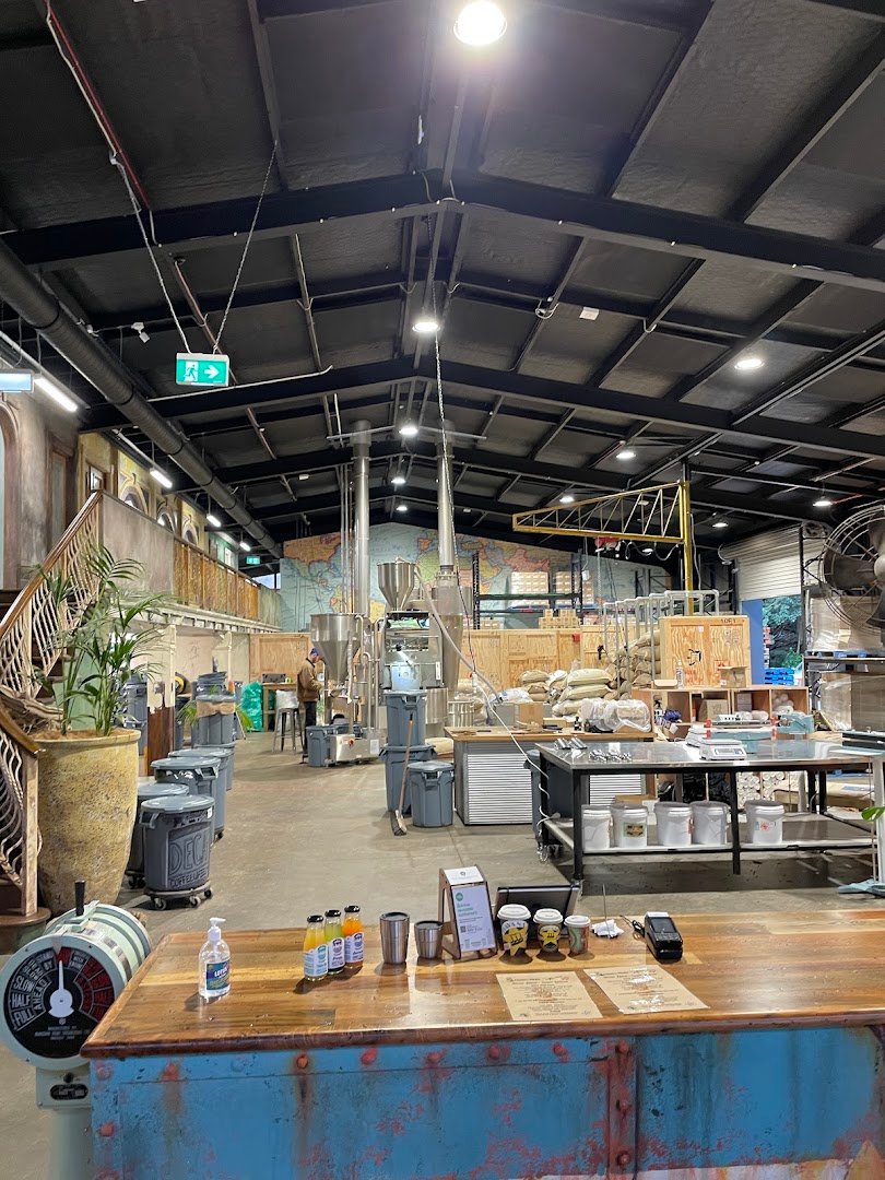 Interior of Havana Coffee Works, specialty coffee shop in Auckland