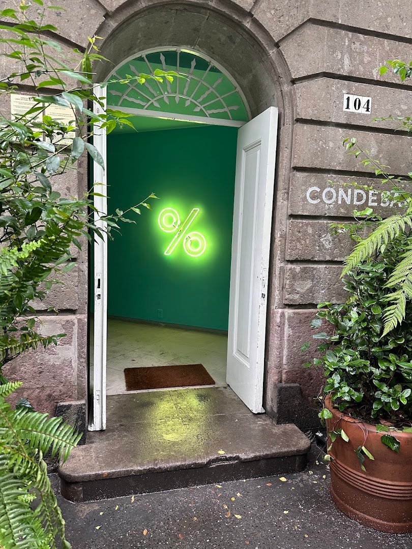 Storefront of % ARABICA, specialty coffee shop in Mexico City