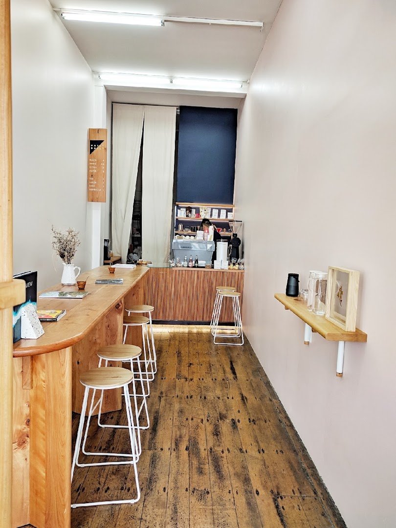 Interior of Daily Daily Coffeemakers, specialty coffee shop in Auckland
