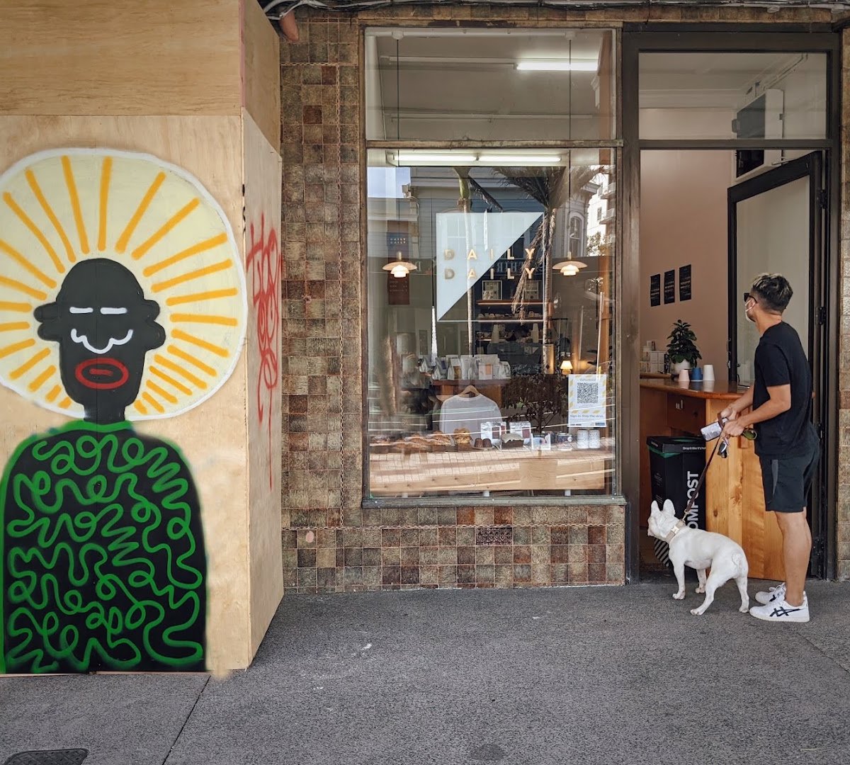 Storefront of Daily Daily Coffeemakers, specialty coffee shop in Auckland