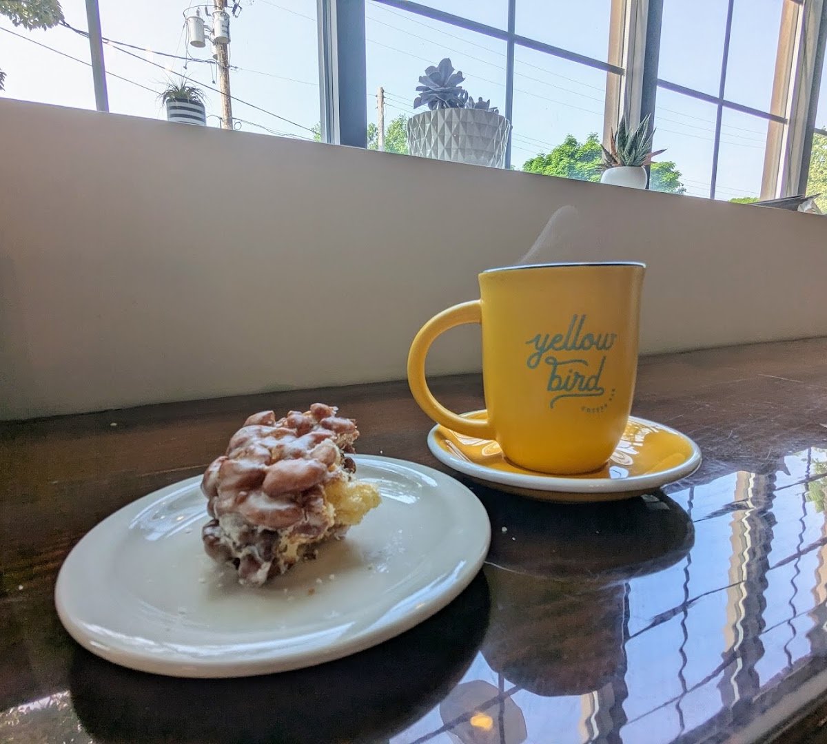 Coffee at yellowbird coffee bar NE, specialty coffee shop in Minneapolis