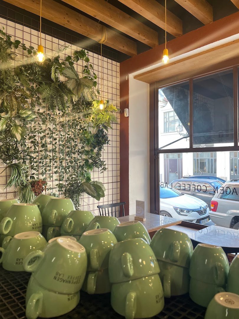 Interior of Copenhagen Coffee Lab - Campo de Ourique, specialty coffee shop in Lisbon