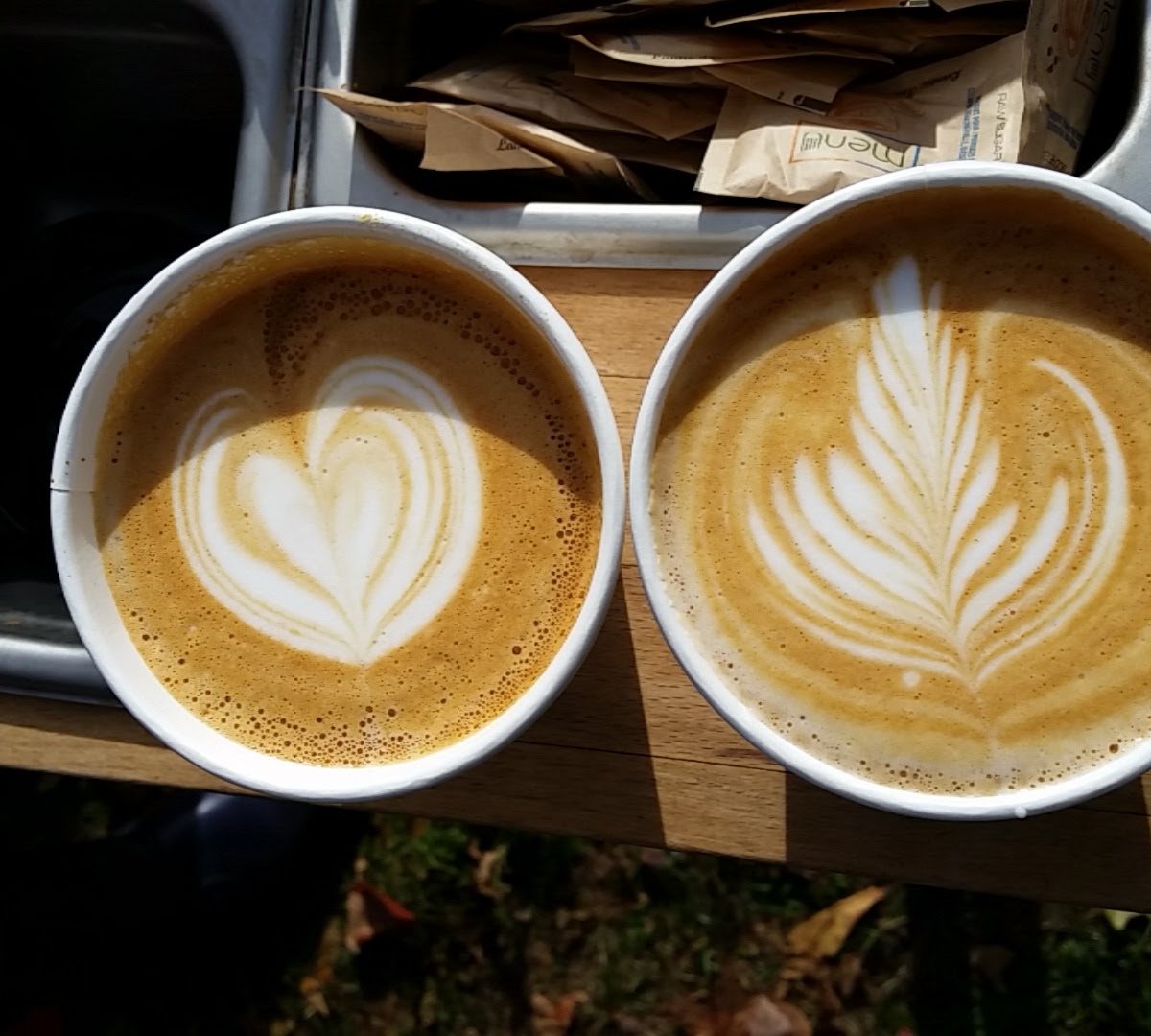 Coffee at Jacked Up Coffee, specialty coffee shop in Toronto