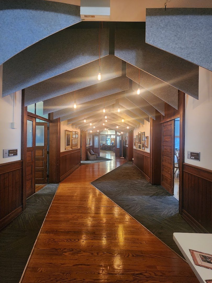 Interior of Coat Check Coffee, specialty coffee shop in Indianapolis