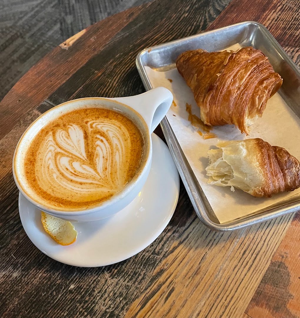 Coffee at Coat Check Coffee, specialty coffee shop in Indianapolis