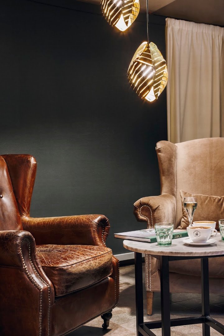 Interior of Robert's Coffee Jugend, specialty coffee shop in Helsinki