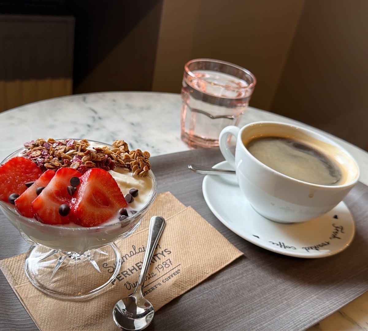 Coffee at Robert's Coffee Jugend, specialty coffee shop in Helsinki