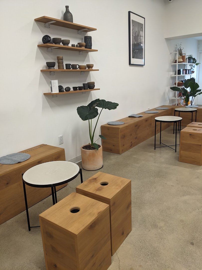 Interior of Proyecto Diaz Coffee, specialty coffee shop in Oakland