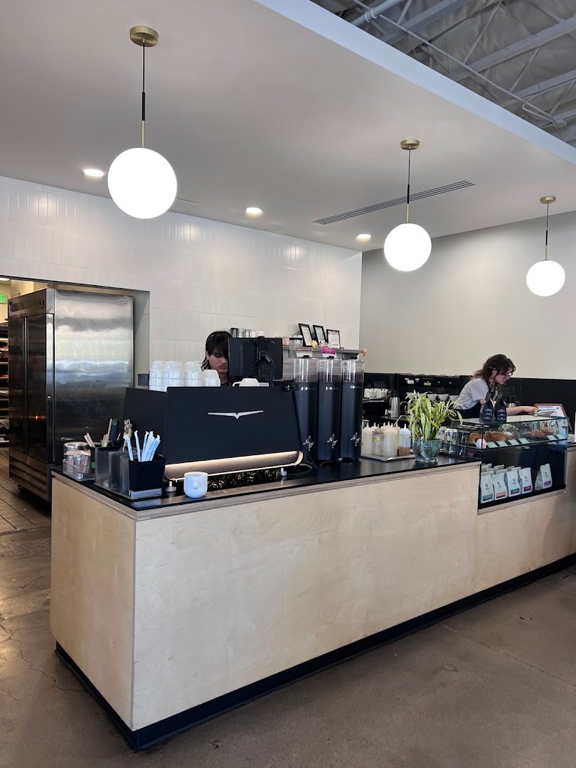 Interior of Vesta Coffee Roasters, specialty coffee shop in Las Vegas