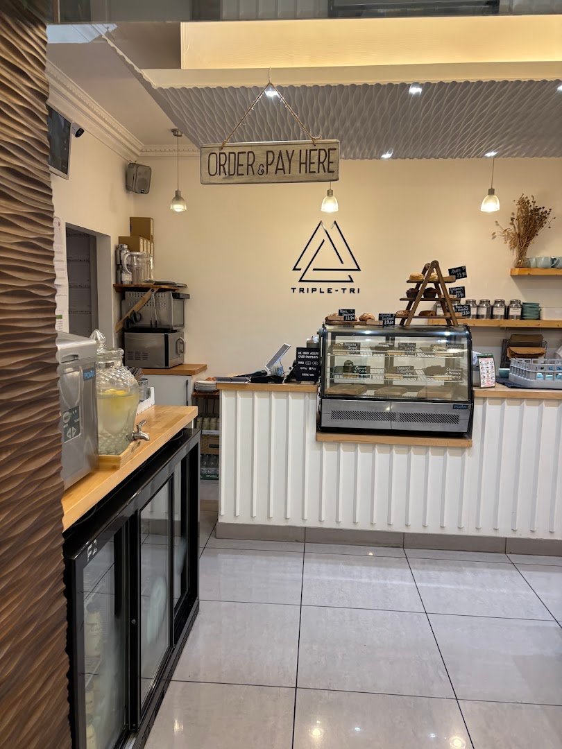 Interior of Triple-Tri Coffee, specialty coffee shop in Edinburgh