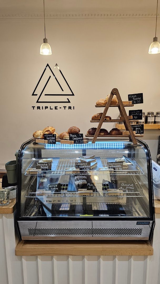 Interior of Triple-Tri Coffee, specialty coffee shop in Edinburgh