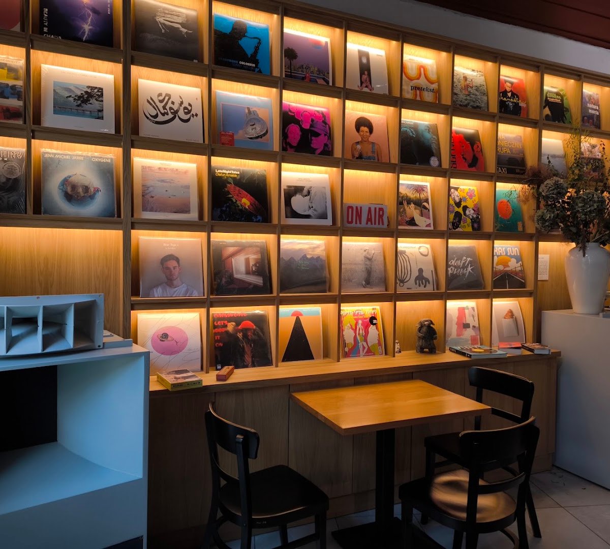 Interior of Tekla, specialty coffee shop in Warsaw