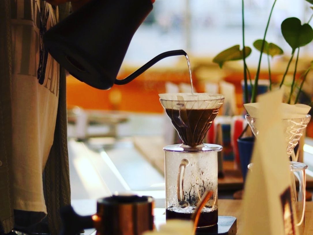 Coffee at Atrium Coffee, specialty coffee shop in Manchester