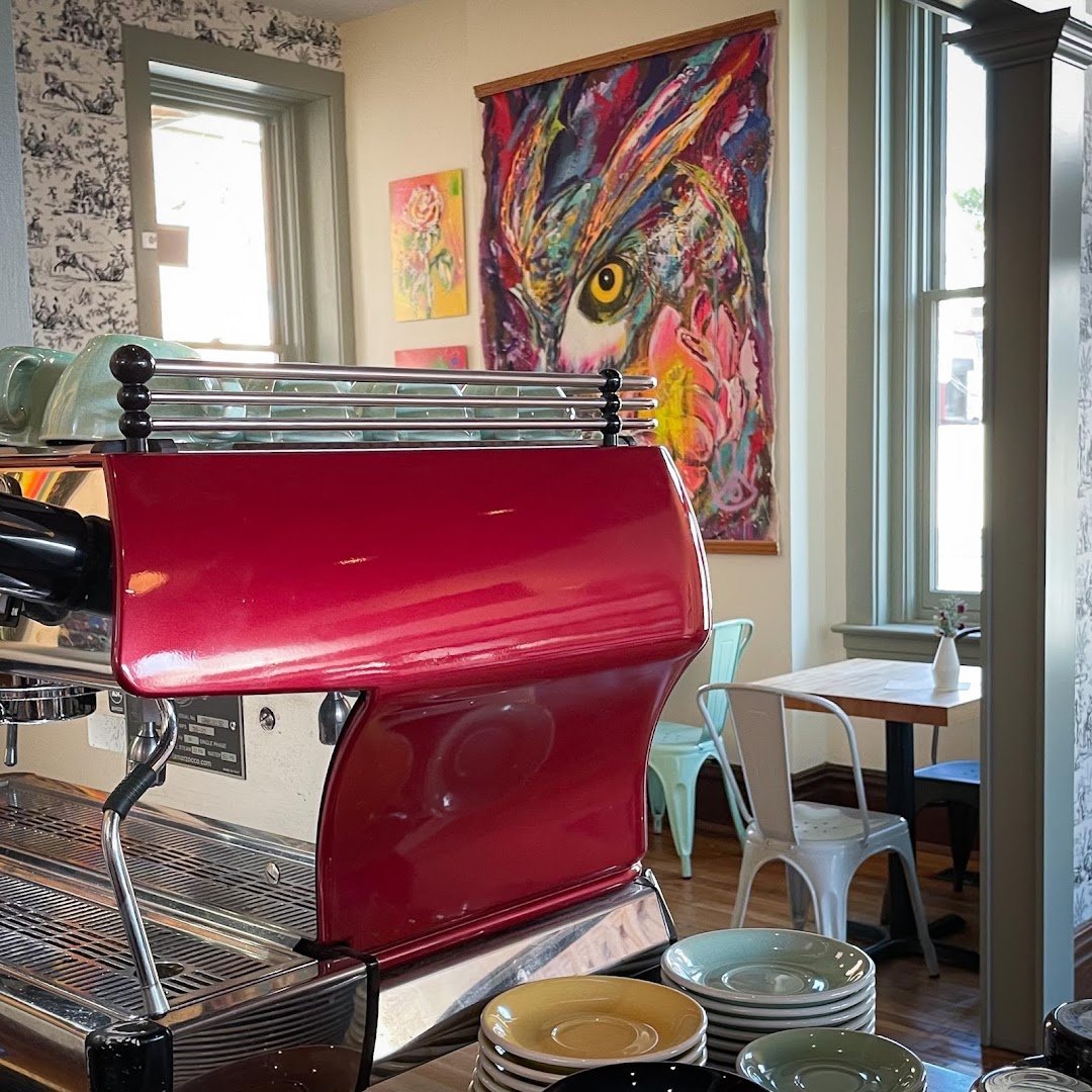 Interior of De Fer Coffee & Tea, specialty coffee shop in Pittsburgh