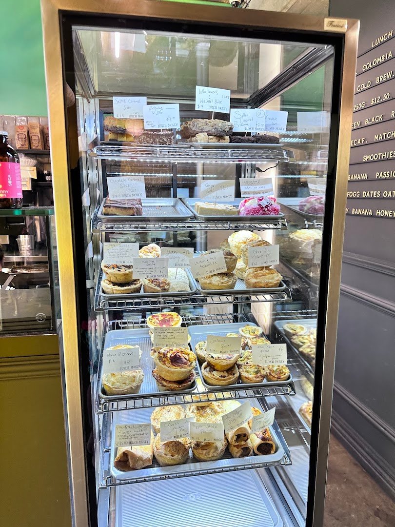 Interior of Lunch Money, specialty coffee shop in Wellington