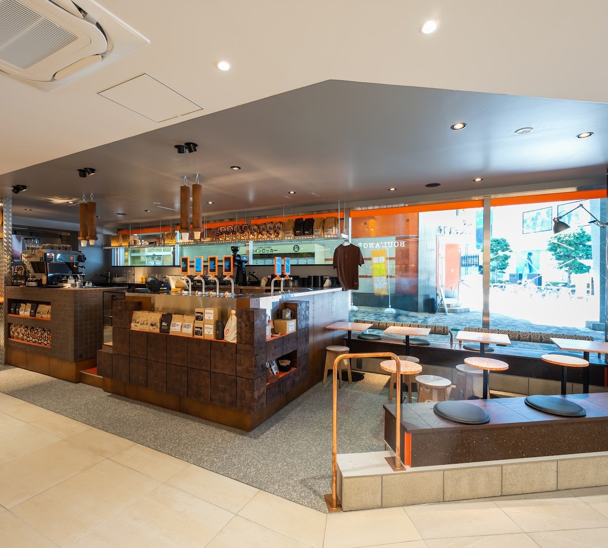 Interior of Single O Yurakucho, specialty coffee shop in Tokyo