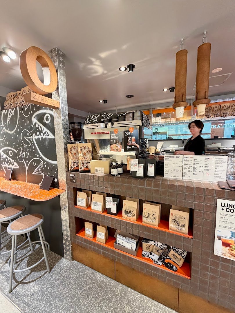 Interior of Single O Yurakucho, specialty coffee shop in Tokyo