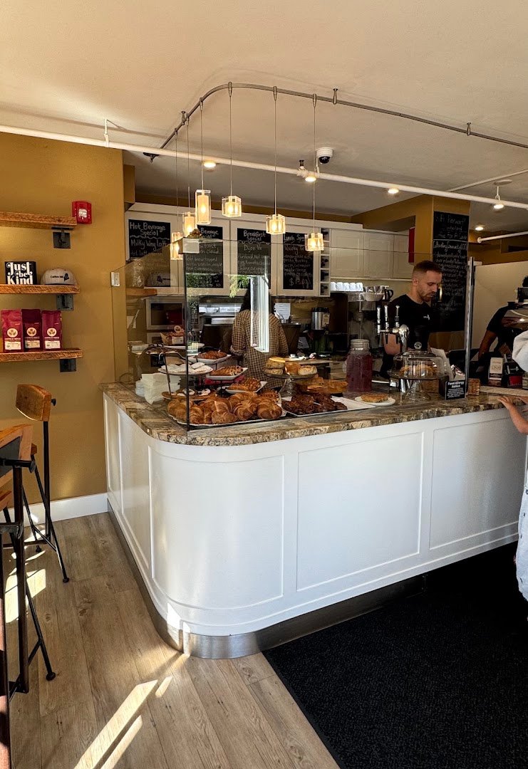 Interior of Coffee ME Up, specialty coffee shop in Portland