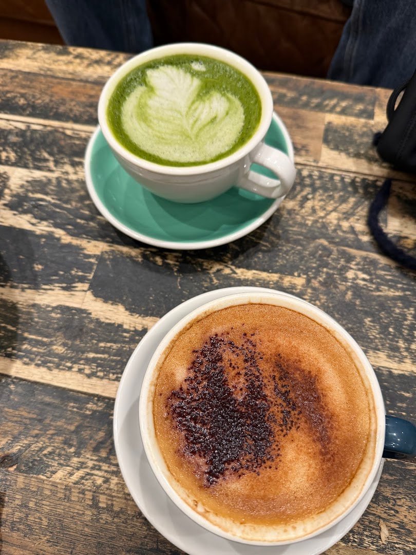 Coffee at Lili & Oli, specialty coffee shop in Montreal