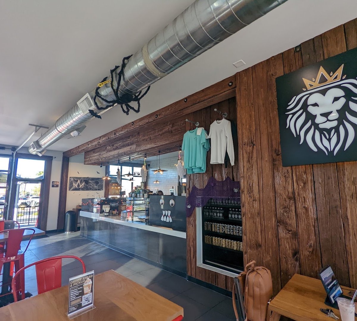Interior of Royal Coffee Roasting, specialty coffee shop in Las Vegas