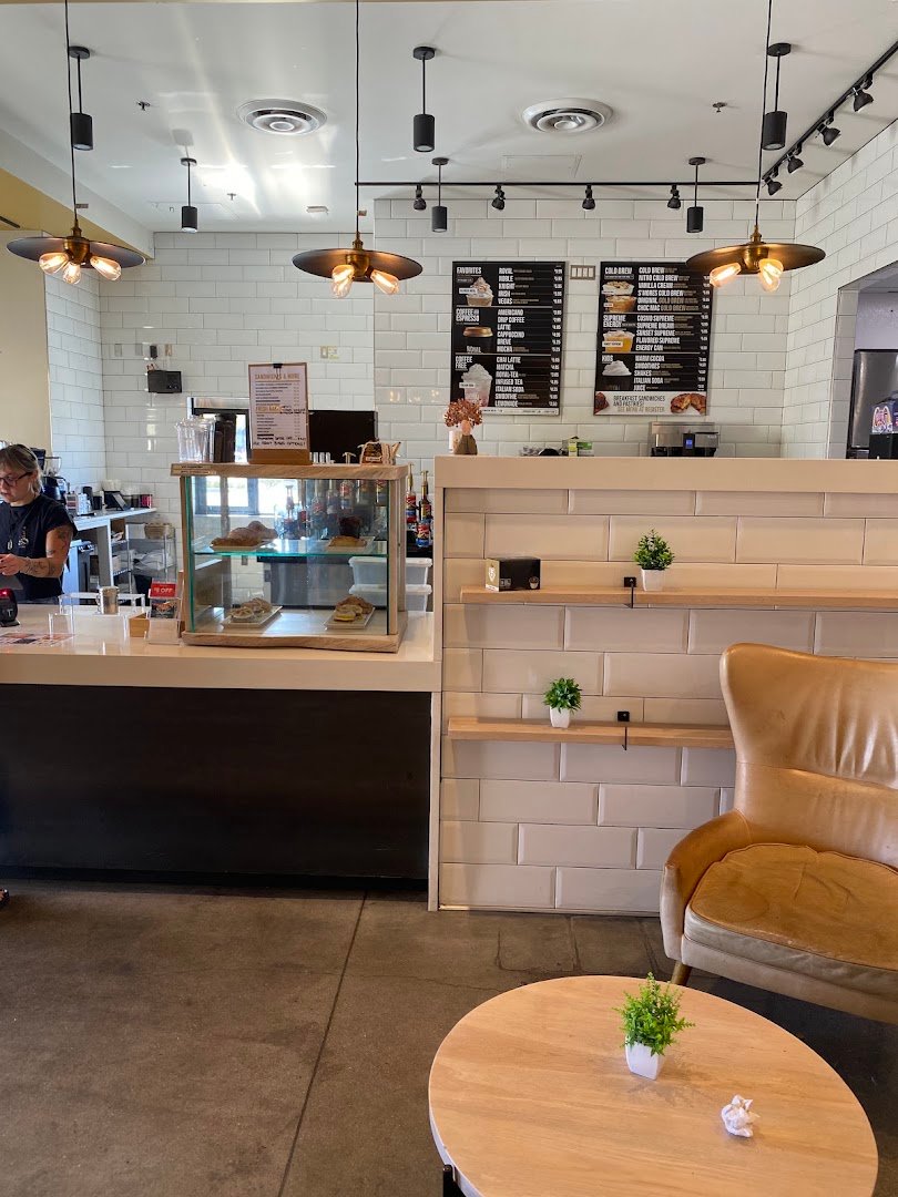 Interior of Royal Coffee Roasting, specialty coffee shop in Las Vegas