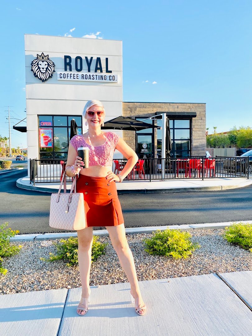 Storefront of Royal Coffee Roasting, specialty coffee shop in Las Vegas