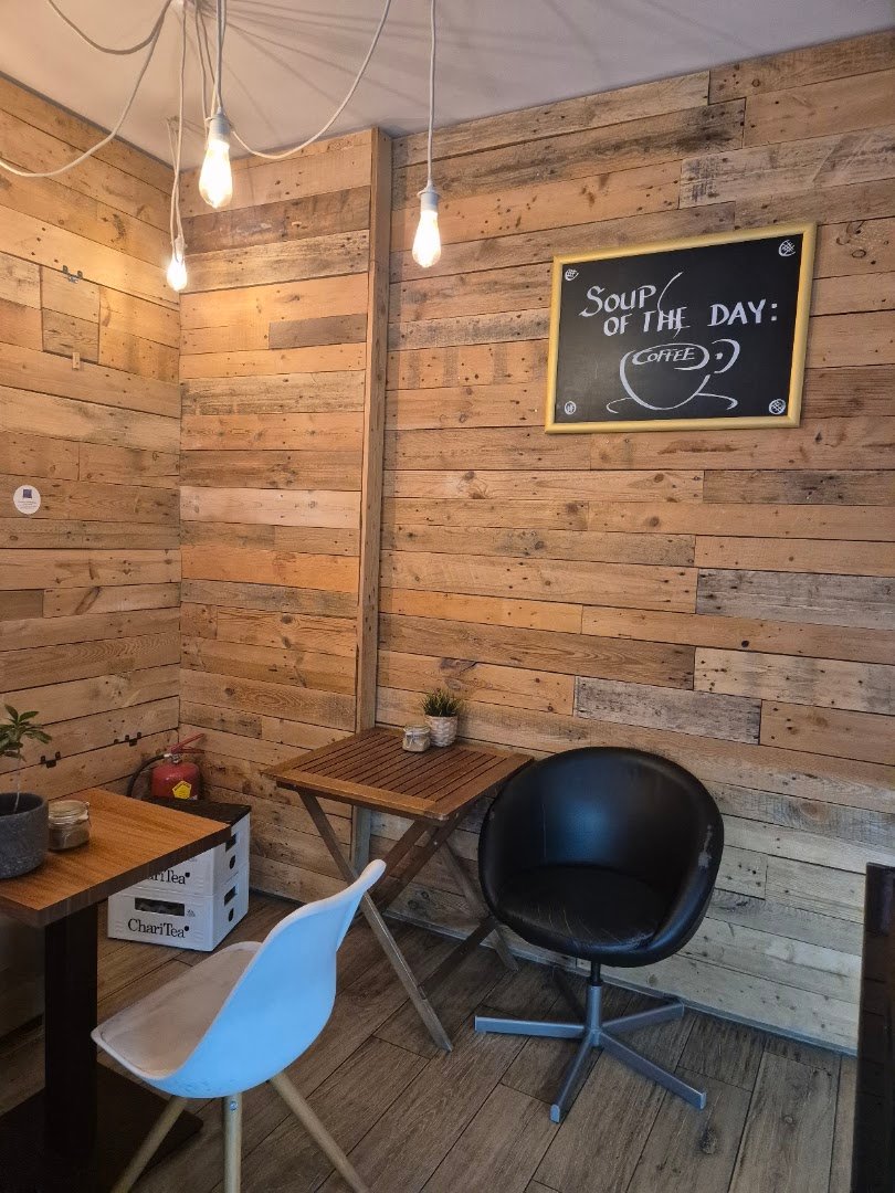Interior of Coffee Break, specialty coffee shop in Vienna