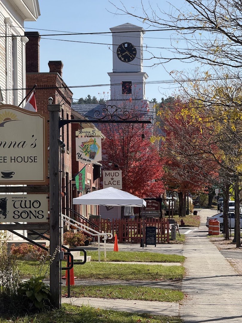 Storefront of Jenna's Coffee House - Two Sons Bakehouse, specialty coffee shop in Stowe