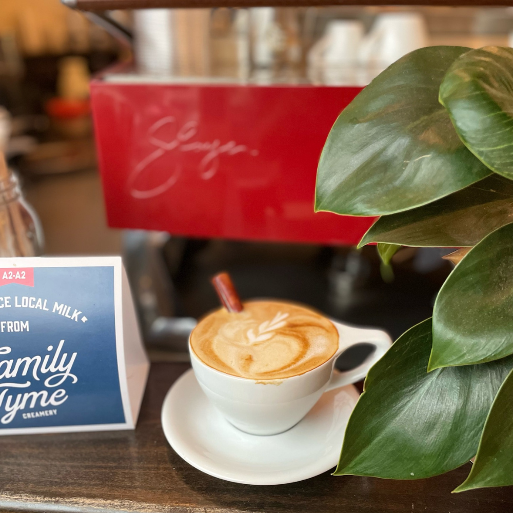 Coffee at Noble Coffee & Tea Company, specialty coffee shop in Indianapolis