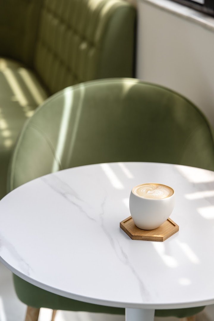 Coffee at The Factory Cafe at Decent Espresso, specialty coffee shop in Hong Kong