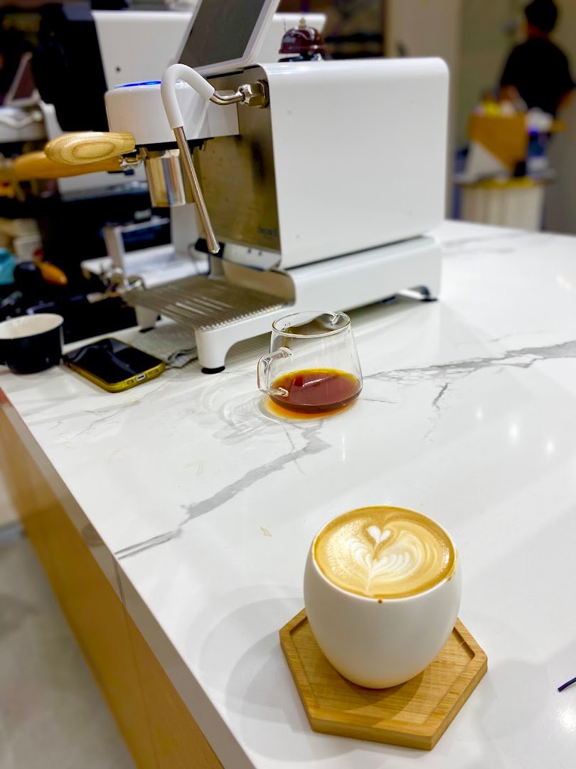 Coffee at The Factory Cafe at Decent Espresso, specialty coffee shop in Hong Kong