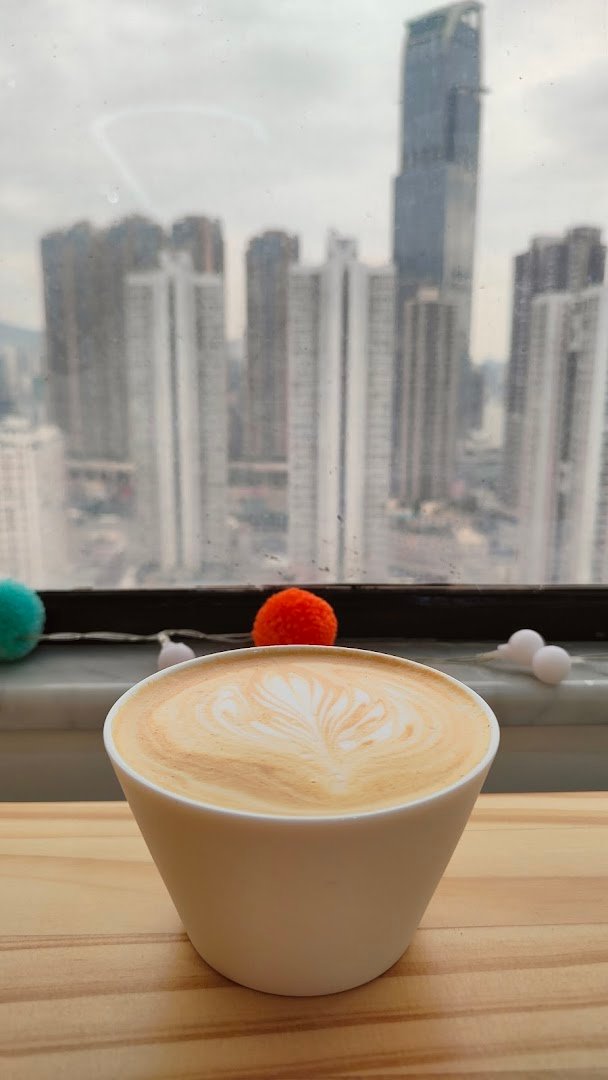 Coffee at The Factory Cafe at Decent Espresso, specialty coffee shop in Hong Kong