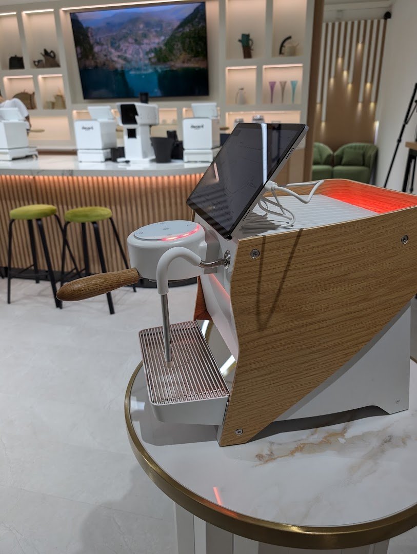 Interior of The Factory Cafe at Decent Espresso, specialty coffee shop in Hong Kong