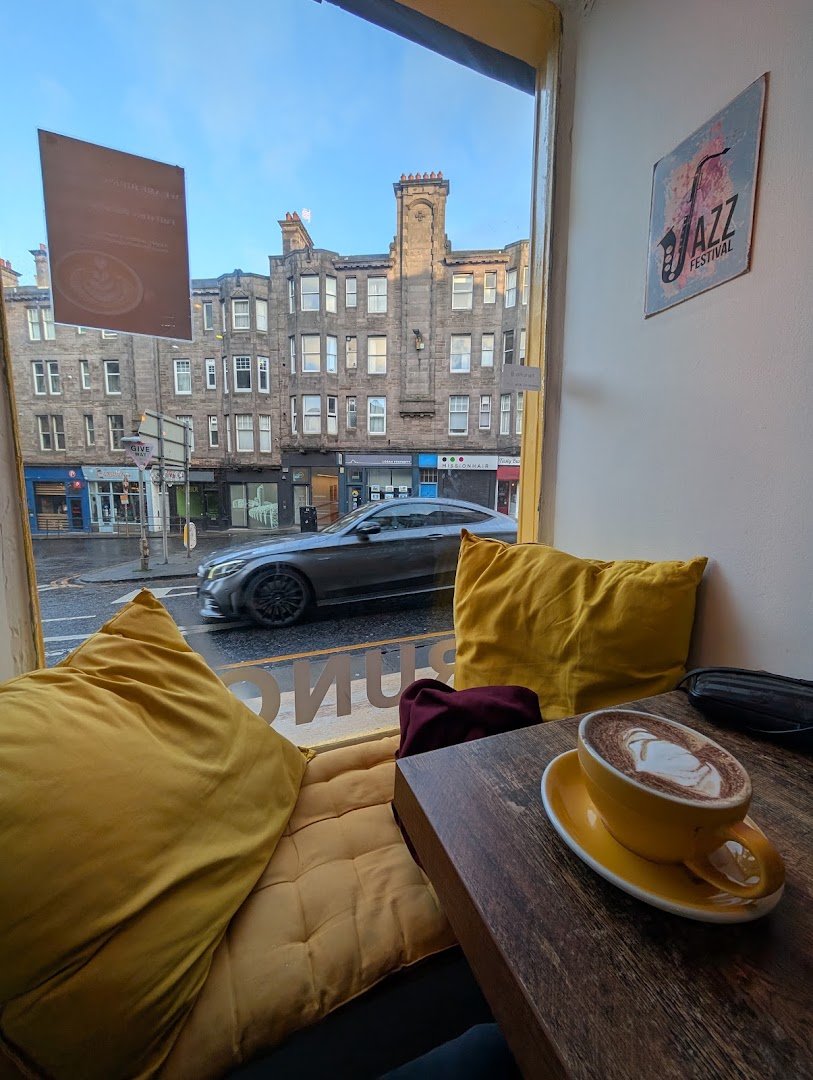 Coffee at Braw brunch, specialty coffee shop in Edinburgh