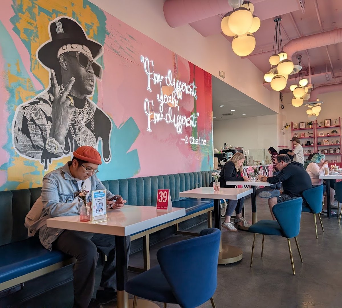 Interior of Dig It! Coffee Co., specialty coffee shop in Las Vegas