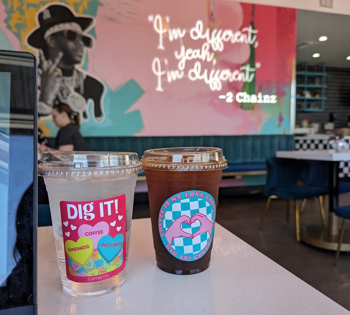 Coffee at Dig It! Coffee Co., specialty coffee shop in Las Vegas