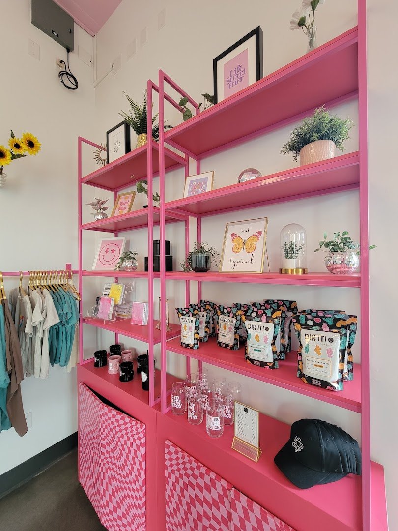 Interior of Dig It! Coffee Co., specialty coffee shop in Las Vegas