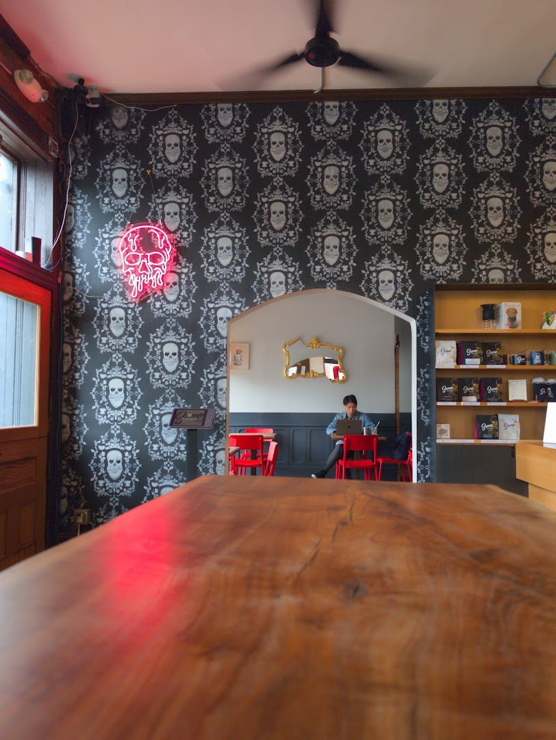 Interior of Sump Coffee, specialty coffee shop in St. Louis