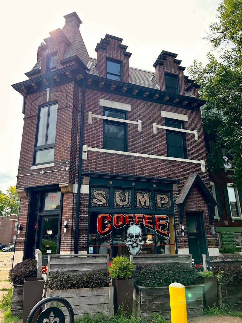Storefront of Sump Coffee, specialty coffee shop in St. Louis