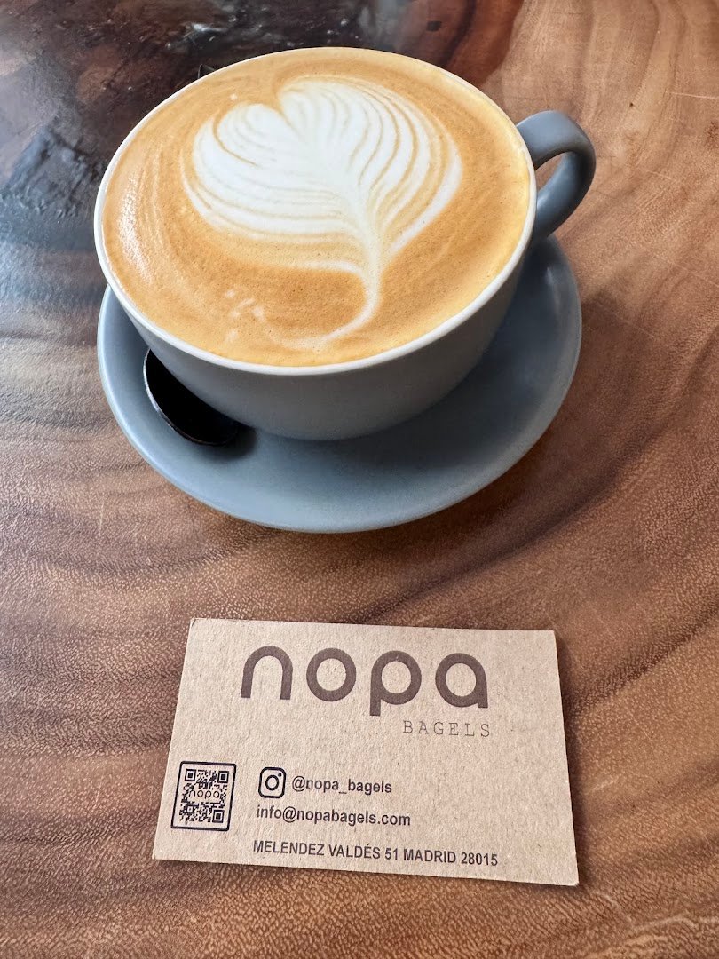 nopa bagels specialty coffee shop in Madrid - photo 3