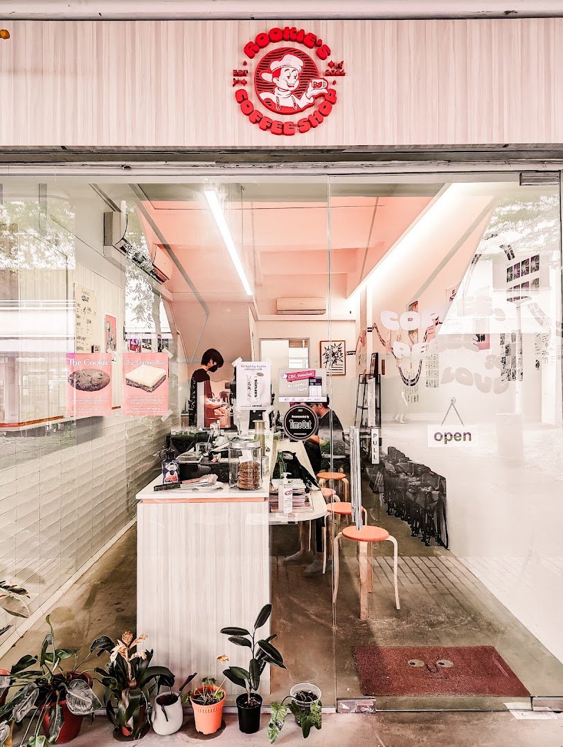 Storefront of Rookie's Coffee Shop, specialty coffee shop in Singapore